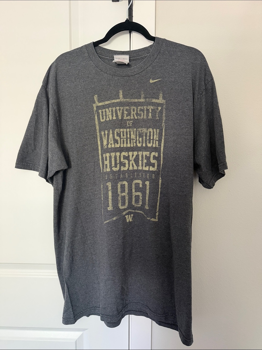 Nike Gray University of Washington Huskies Graphic Tee